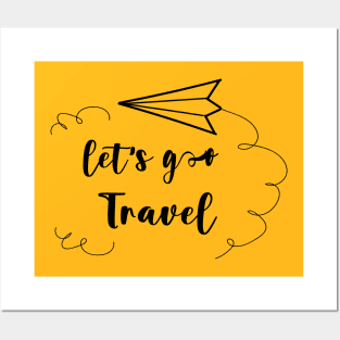 let's go Travel Posters and Art